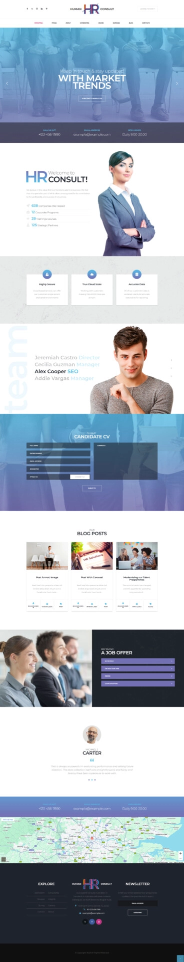 HR Consultancy Website
