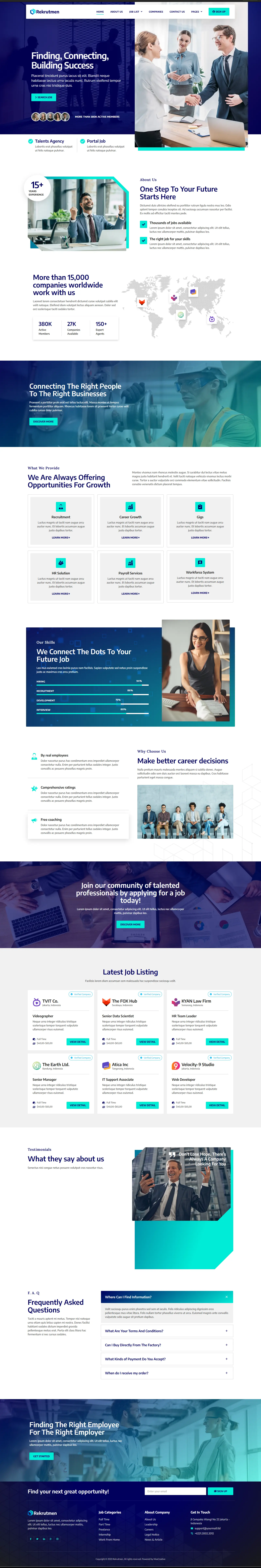 Recruitment Agency Website