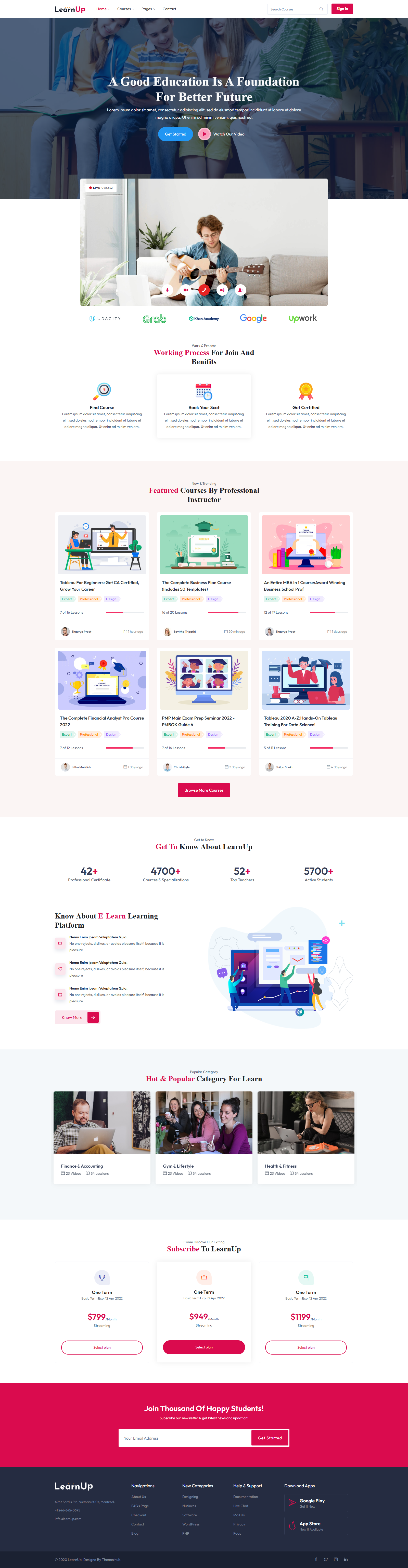 Educatinal Blog Website