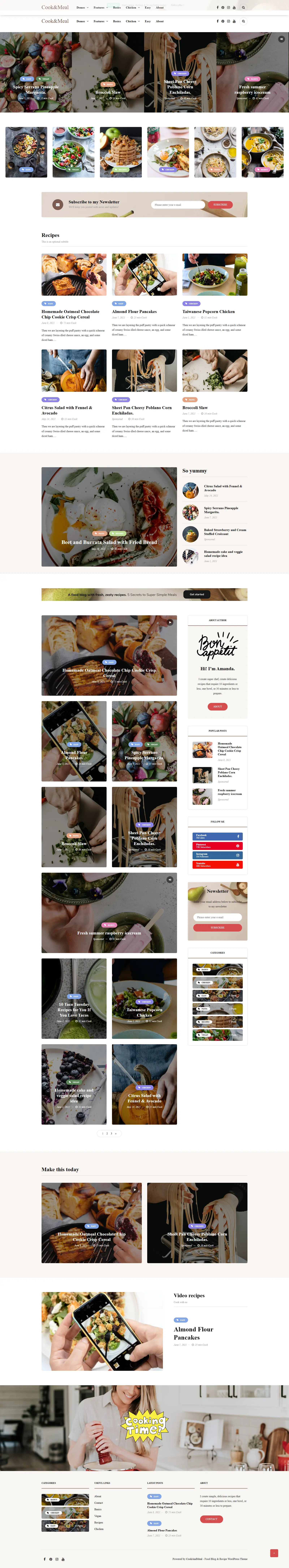 Food Review Website - The Custom Websites
